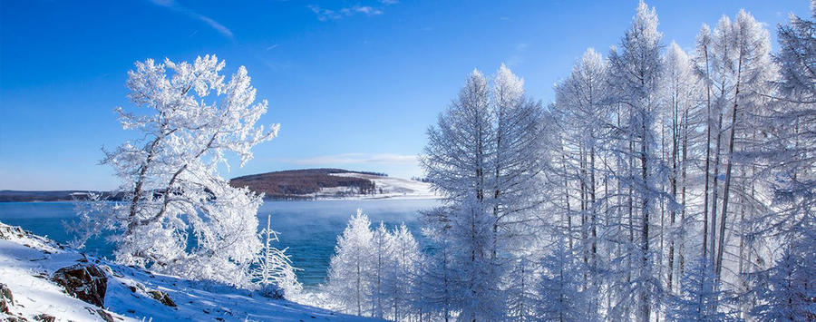 The beautiful lake Huvsgul